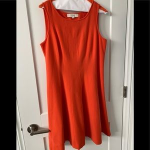Orange Ann Taylor Loft Dress Size 10